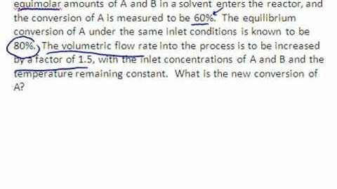 CSTR Design Example (Using Damkohler Number)