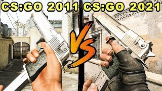 CS:GO 2011 vs. CS:GO 2021 - All Weapon Reload Animations Comparison