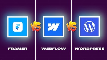 Framer vs Webflow vs WordPress 2025: Which Website Builder Is The Best?