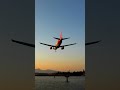 easyJet A320 landing at Corfu Airport #shorts #aviation #holiday #sunset #short #easyjet #airbus