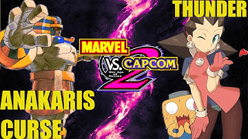 MvC2 Mvci Umvc3 ANAKARISCURSE vs THUNDER TRUNKS (Fightcade)