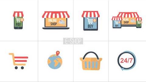 Flat Animated Icons Library | After Effects Template 11453830