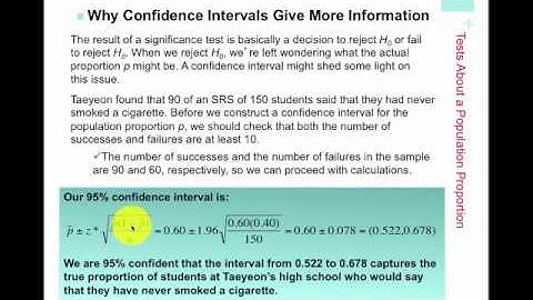 Significance Testing for Proportions, Part 2