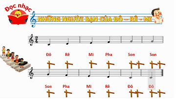 NHỮNG NGƯỜI BẠN CỦA ĐÔ - RÊ - MI - ĐỌC NHẠC KẾT HỢP GÕ ĐỆM THEO PHÁCH - ÂM NHẠC 1 KNTT