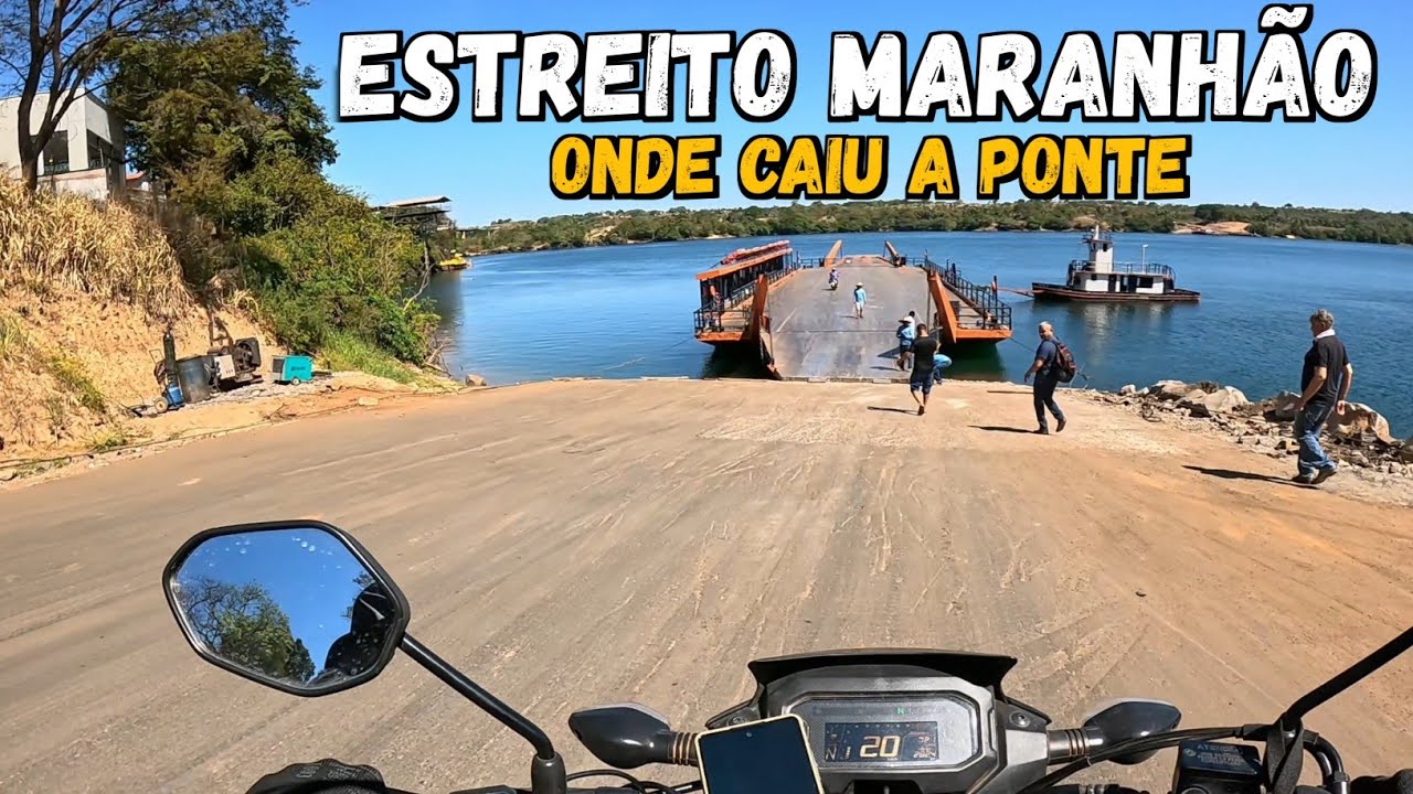 EP-20 BALSA entre MARANHÃO e TOCANTINS, veja como está a TRAVESSIA pelo RIO Tocantins.