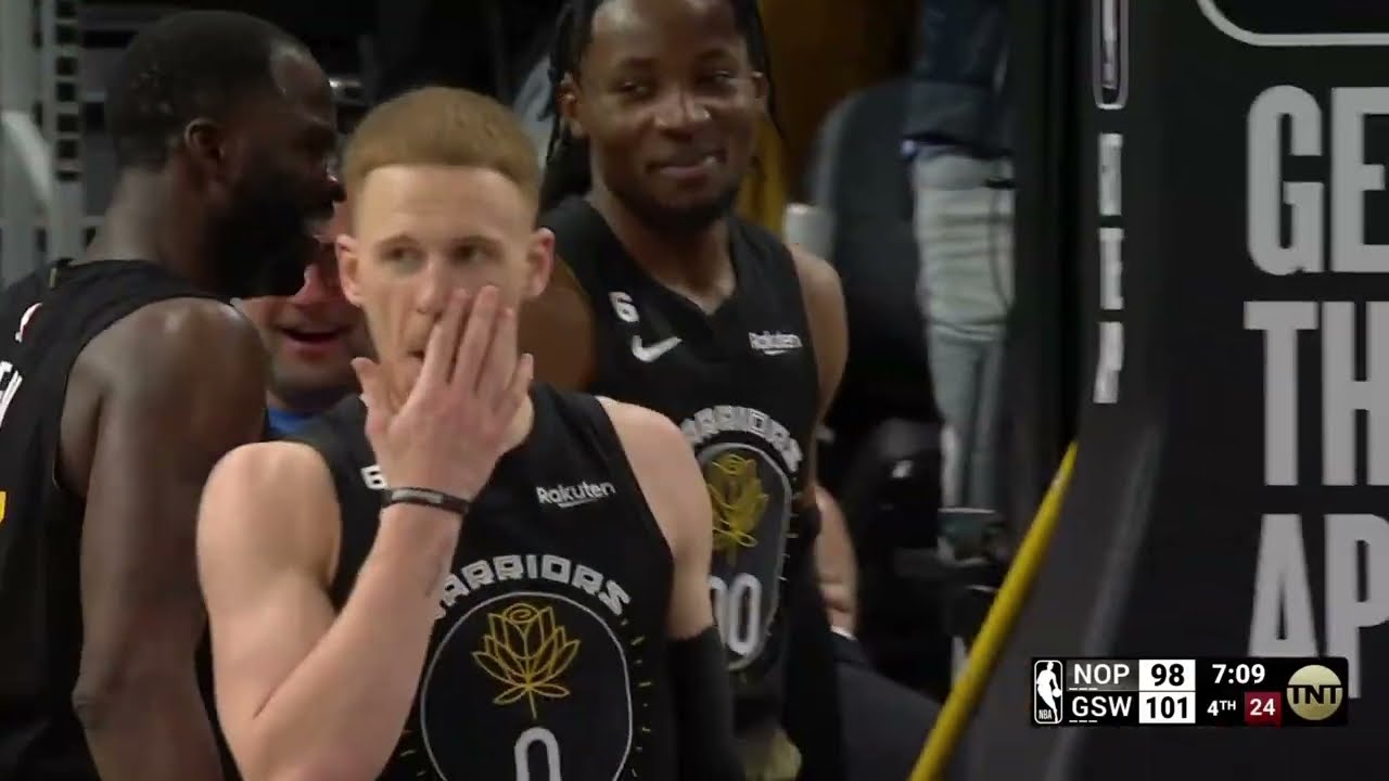 Jaxson Hayes puts Kuminga on a poster, Pelicans-Warriors Highlights  3/3/2023