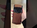 Nature’s texture. Refined intelligence. ✨📱Distinctive wood grain detailing brings warmth #vertu