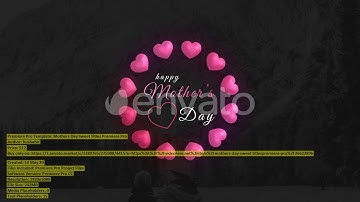 Mothers Day Sweet Titles Premiere | Premiere Pro Template | VideoHive 26622896