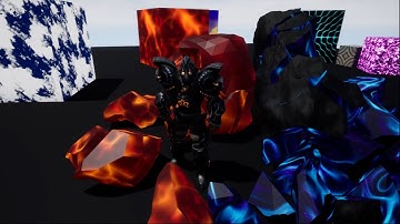 The World Of Shaders | Animated materials + destructible objects demo | #UE4 HLSL