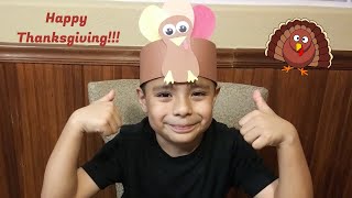 Thanksgiving Turkey Hats|Craft