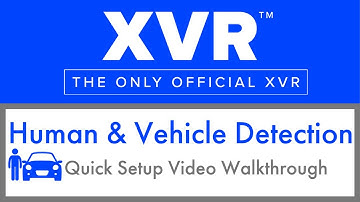 XVR Series Human Detection Quick Setup Video