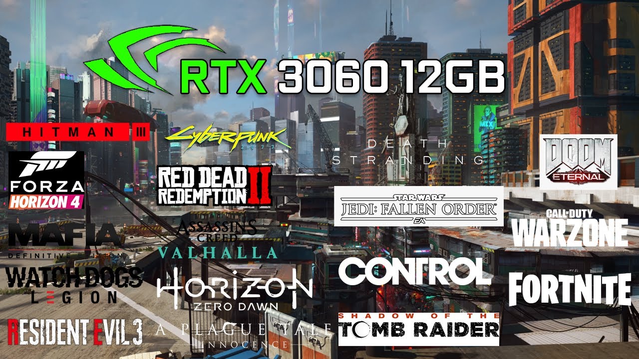 GeForce RTX 3060 12Gb - Test in 1080p l 1440p l 2160p 