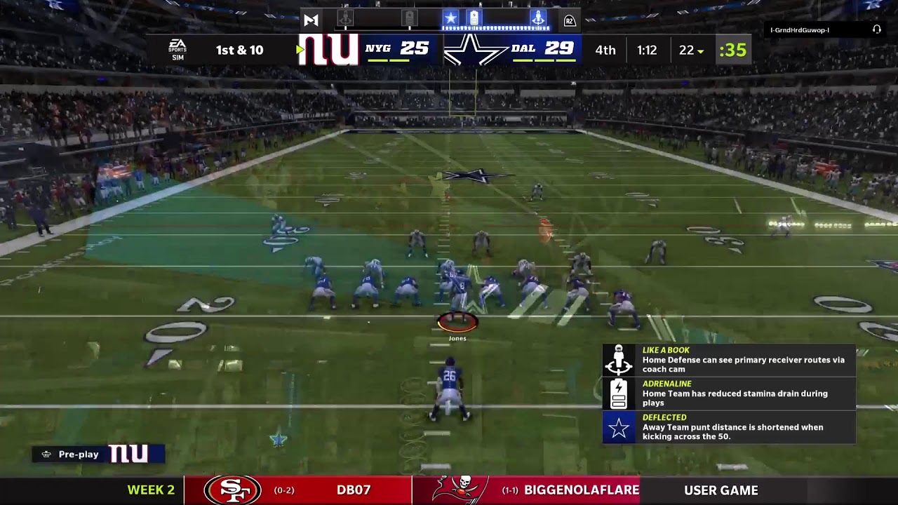 NYG Vs Cowboys everyribboncounts YouTube