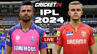 IPL 2024 RR vs PBKS T20 Match - Cricket 24 Live - RtxVivek