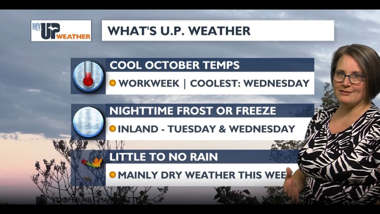 My UP Weather: Temps fall into cool ranges, possibly frosty nights ...