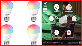 SYLVANIA SMART+ WiFi LED Bulbs: Easy Voice Control and Vibrant Lighting