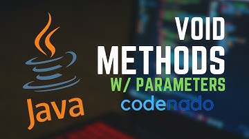 Void Methods with Parameters in Java | Codenado