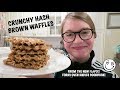Crunchy Hash Brown Waffles Recipe from Flavor Cookbook!