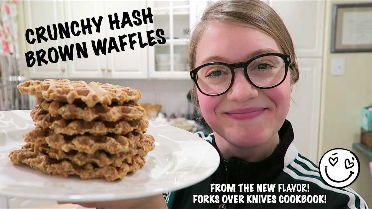 Hash Brown Waffles  No-Oil - EatPlant-Based