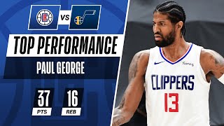 Paul George SNAPS for HISTORIC 37 PTS in CRUCIAL Game 5! 🔥