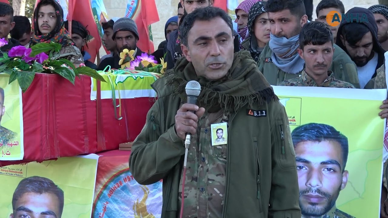 تراب منبج يحتضن جثمان الشهيد 