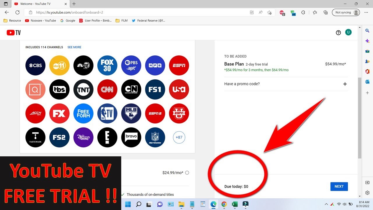 Tutorial How To Get Free Trial YouTube TV YouTube