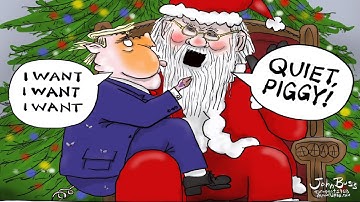 DECEMBER 9 Funny American Political Cartoon - Breaking News - US Politic Comics - Trump Satire