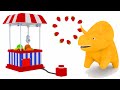 коготь машины: Учим фрукты с Динозавриком Дино | Обучающий мультфильм для детей