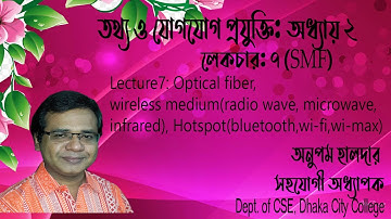 Lecture 7 |ICT XI-SMF |Chap 2|Wireless media & Hotspot| bluetooth wi-fi wi-max| Anupam Halder