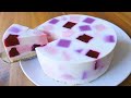 No-Bake Mixed Berry Light Cheesecake | Mosaic Jelly Yogurt Cheesecake