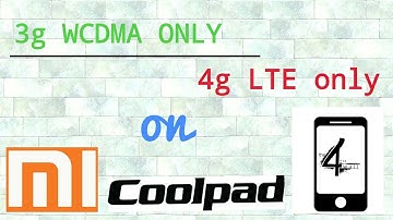 Enable 3g only and 4g only on [Redmi, CooLpad, and other new phones]