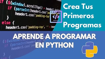 Python Crear tu Primer Programa