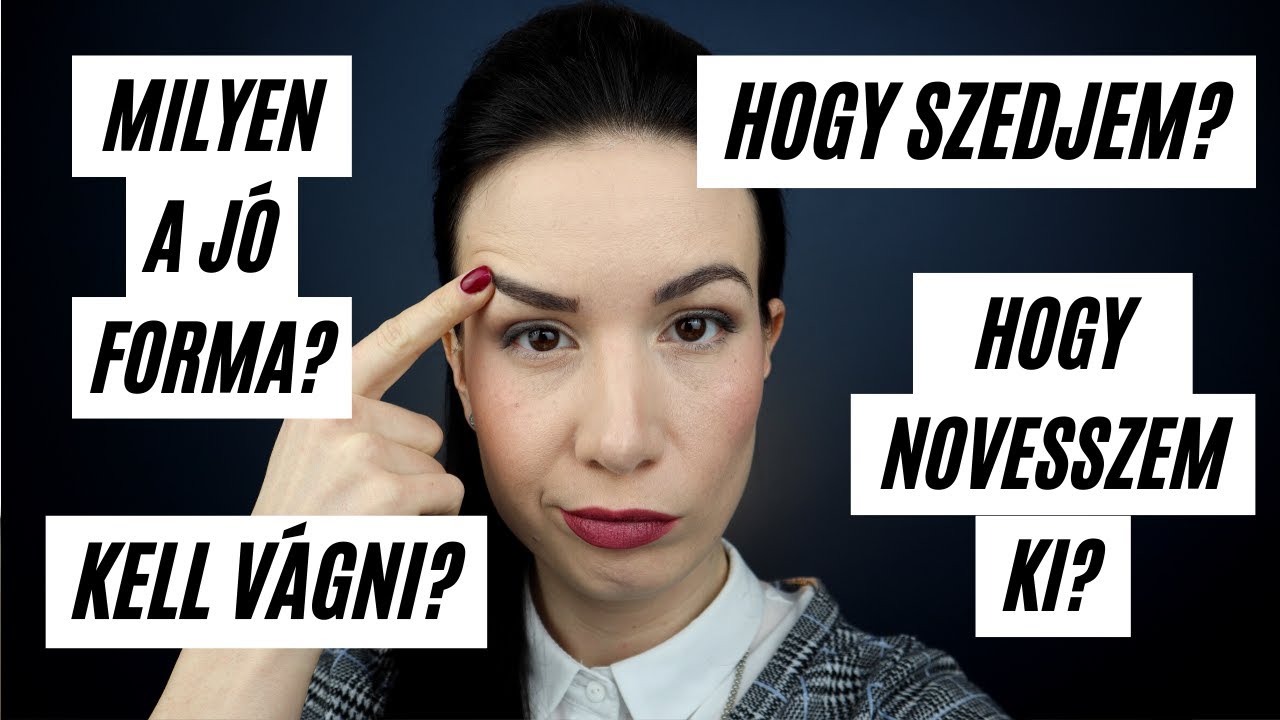 A NAGY SZEMÖLDÖKÖS VIDEÓ | Szemöldökszedés, szemöldök formázás | TP Makeup