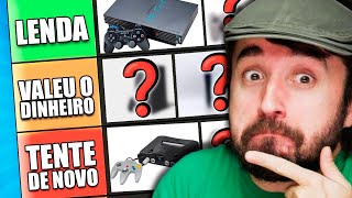 QUAL O MELHOR CONSOLE DA HISTÓRIA? - Tierlist videogames