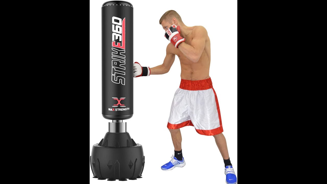 MAXSTRENGTH 6FT Free Standing Boxing Punch Bag kickboxing Training Heavy punching MMA Martial