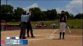 2017 IHSA Girls Softball Class 1A Championship Game: Goreville vs. Hardin (Calhoun)