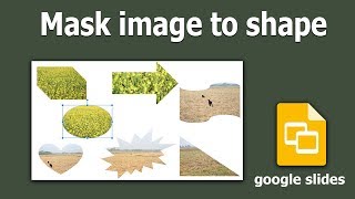 How to mask image to shape in google slides presentation