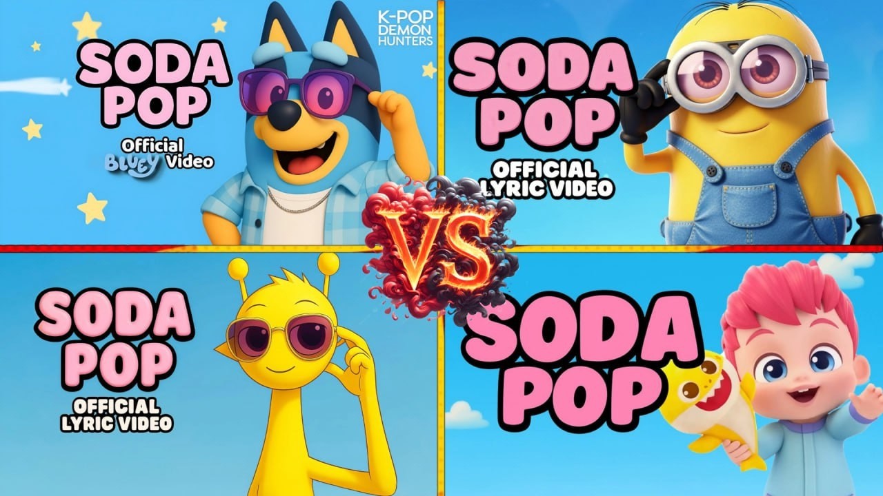 babefin🆚bluey🆚sprunki🆚minion SODA POP MEGA BATTLE 🎵 Who Is Best#8