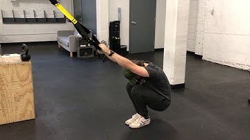 TRX Deep Squat Breathing with Lat Stretch
