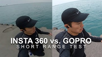GoPro Hero 7 vs. Insta360 One X - Test #1 Short Range