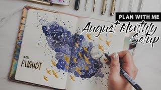 Plan With Me | August Bullet Journal Setup