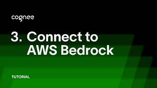 Connect Cognee to AWS Bedrock — Keep Your AI Data Inside AWS