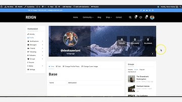 Add Multiple BuddyPress Header Designs : Reign Theme | Community Social Network WordPress Theme