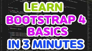 LEARN BOOTSTRAP 4 IN 5 MINUTES