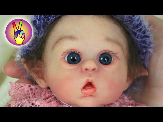 Reborn doll - little Elf! Unboxing reborn dolls , reborn review