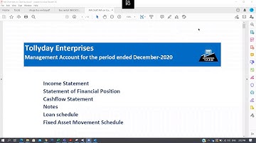 Preparing Management  Account - Section 1