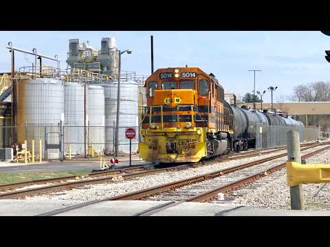 Railroad Switching Industrial Customer, Short Line Railroad, Indiana & Ohio Railway, America Trains!