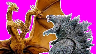 GODZILLA VS KING GHIDORAH | Godzilla: King of the Monsters The Musical | Stop Motion.