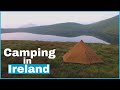 Solo wild camping in ireland  lanshan 1 pro lightweight backpacking tent