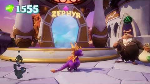 Spyro Reignited Trilogy - zephyr 100% no commentary